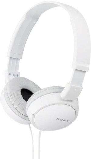 Sony MDR-ZX110A On Ear Stereo Wired Headphones (White), Without Mic