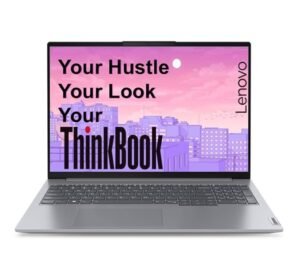 Lenovo ThinkBook 16, AMD Ryzen 7 7735HS, 16GB RAM, 512GB SSD, WUXGA IPS 16", Windows 11 Home, 1.7kg, 21MWA0AUIN, Backlit Keyboard, Fingerprint, 300 Nits, 1Y Warranty, Aluminium Top Laptop