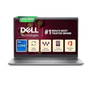 Dell Inspiron 3530, Intel Core i7 13th Gen - 1355U, 16GB RAM, 512GB SSD, FHD 15.6"/39.62 cm, Windows 11, Office H&S 2024, Silver, 1.62kg, Backlit KB, M365, 15 Month McAfee, Thin & Light Laptop
