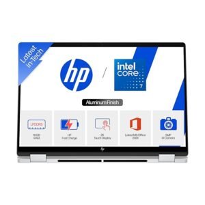 HP OmniBook 5 Flip, Intel Core 7 150U (16GB LPDDR5,1TB SSD) 2K, Micro-Edge, 300 nits, 14''/35.6cm, Convertible, Win 11, M365, Office 24, Glacier Silver,1.65kg, fp0690TU,Pen,5MP Camera w/Shutter Laptop