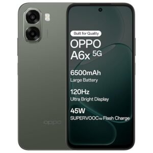 Oppo A6X 5G (Olive Green, 6GB RAM, 128GB Storage) with No Cost EMI/Additional Exchange Offers