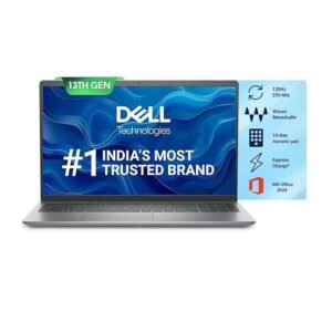 Dell Vostro 3530 Laptop 15.6" FHD Display, 13th Generation Intel Core i5-1334U Processor, 16GB DDR4 RAM, 512GB SSD, Intel Iris Xe Graphics, Win 11 + Office H&S 2024- Titan Grey, 1.66 Kg