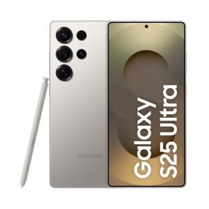 Samsung Galaxy S25 Ultra 5G AI Smartphone (Titanium Gray, 12GB RAM, 256GB Storage), 200MP Camera, S Pen Included, Long Battery Life