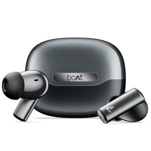 boAt Airdopes Prime 701 ANC (2025 Launch),46dB Hybrid ANC, 50Hr Battery, Real Spatial Audio,Multidevice Connect,App Support, Bluetooth Earbuds, TWS Ear Buds Wireless Earphones with mic (Obsidian Grey)