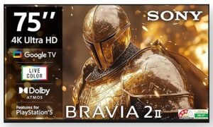 Sony 189 cm (75 inches) BRAVIA 2M2 Series 4K Ultra HD Smart LED Google TV K-75S25BM2